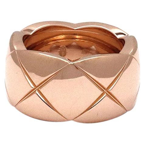 chanel ring rose gold|chanel ring price.